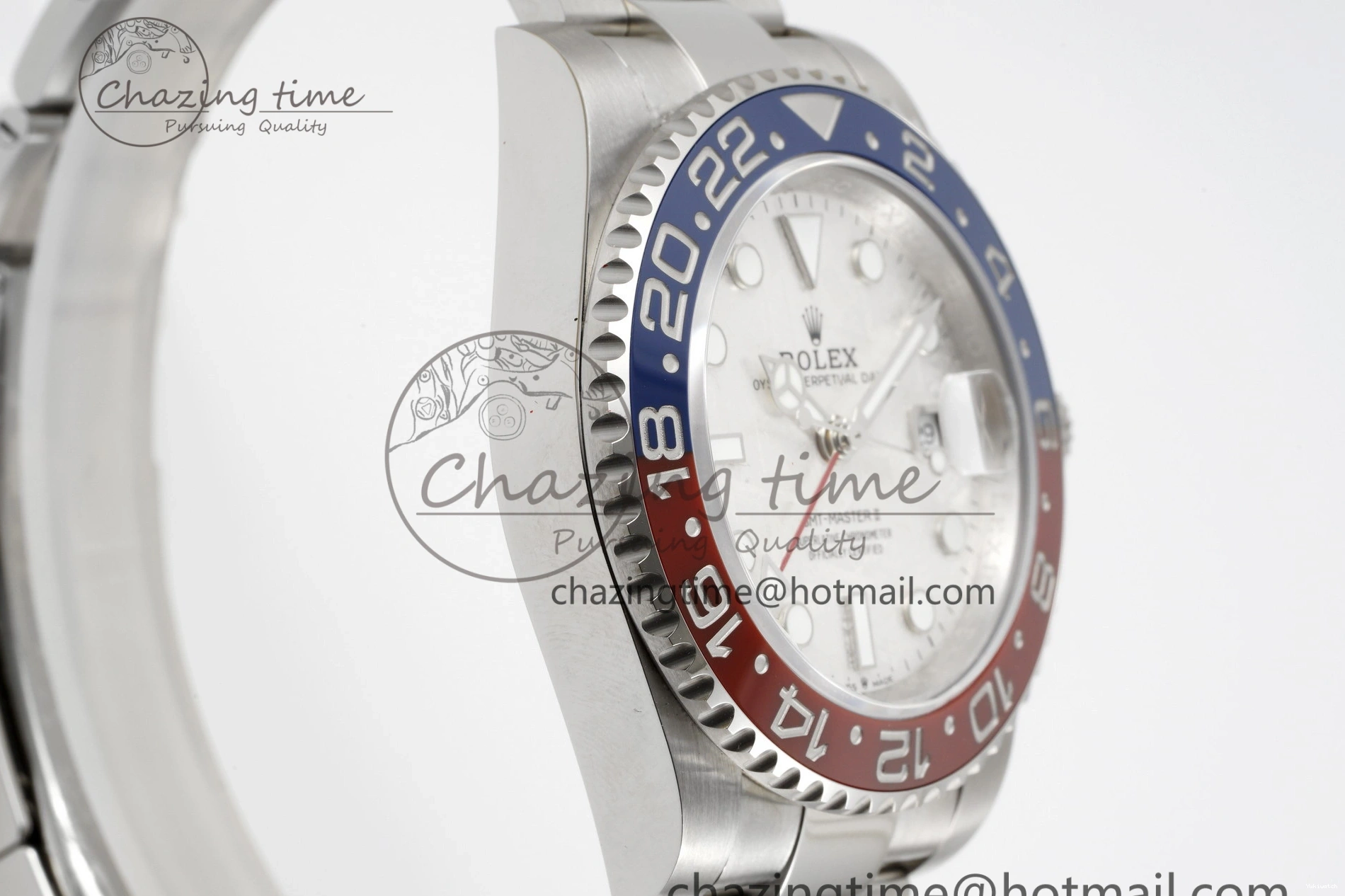 Edition 1:1 BLRO CHS Best GMT II SS 904L on Bracelet JDF 126719 Meteorite Master VR3285 0429